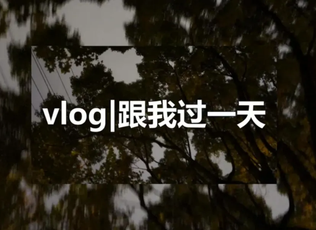 抖音vlog日常怎么拍？vlog拍什么内容比较火？